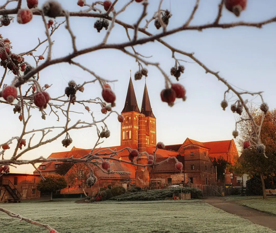 Kloster Jerichow im Winter, Kirchen und Klöster der Altmark, Ausflugsziele in der Altmark