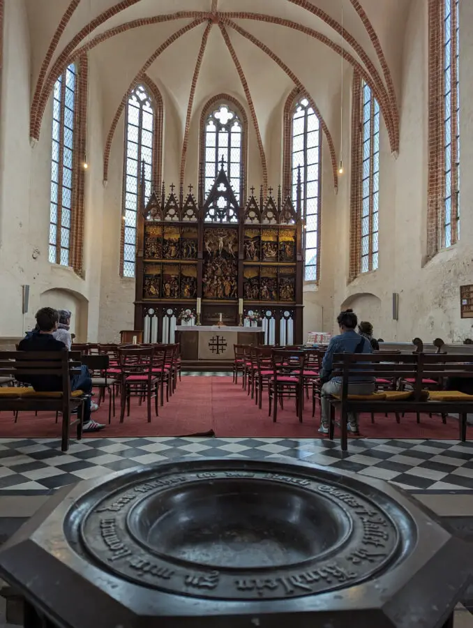 Sehenswerte Kirchen und Klöster in der Altmark, Altar der St. Petri Kirche in der Hansestadt Seehausen