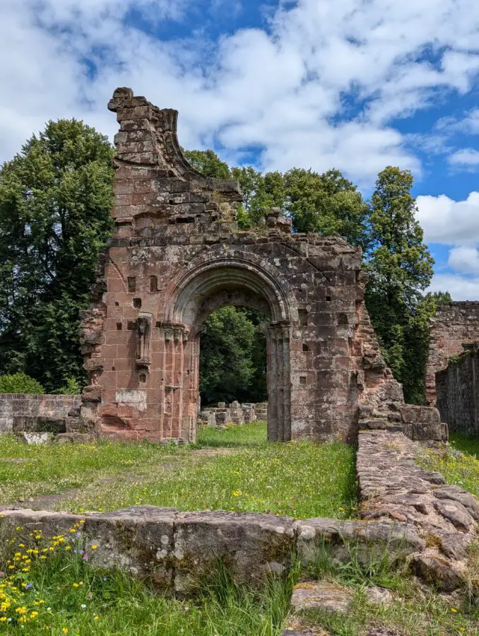 Sehenswürdigkeiten Bliesgau, Sehenswürdigkeiten Saarland, Klosterruine, Kloster Wörschweiler 