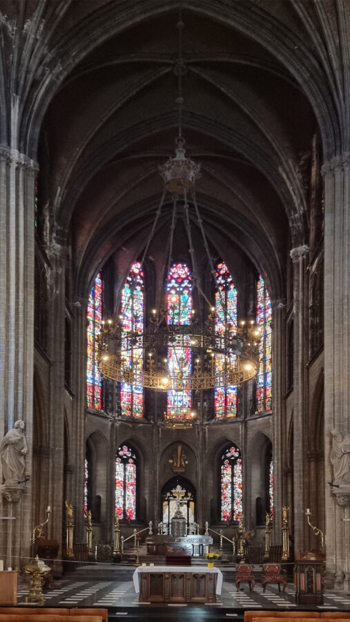 Peter und Paul Kirche Ostende, gotische Kirche in Ostende gehört zu den Sehenswürdigkeiten an der belgischen Küste